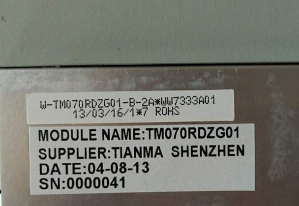 Original TM070RDZG01 Tianma Screen Panel 7.0" 800*480 TM070RDZG01 LCD Display